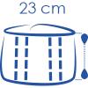 Altezza 23 cm