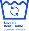 Lavabile e riutilizzabile